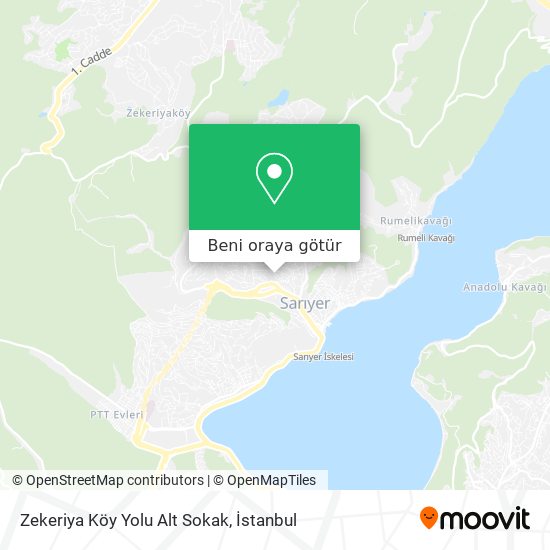 Zekeriya Köy Yolu Alt Sokak harita