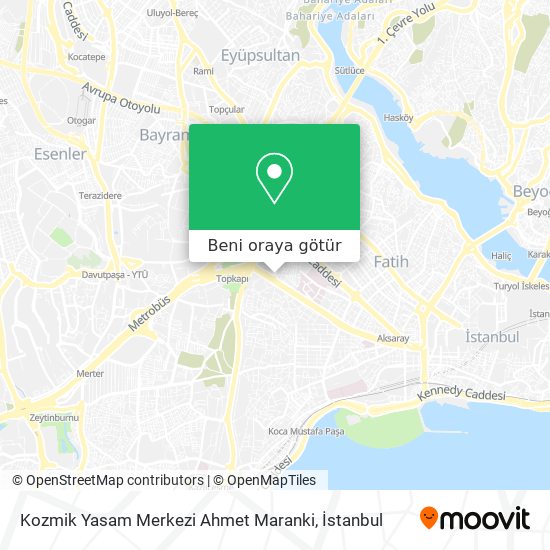 Kozmik Yasam Merkezi Ahmet Maranki harita