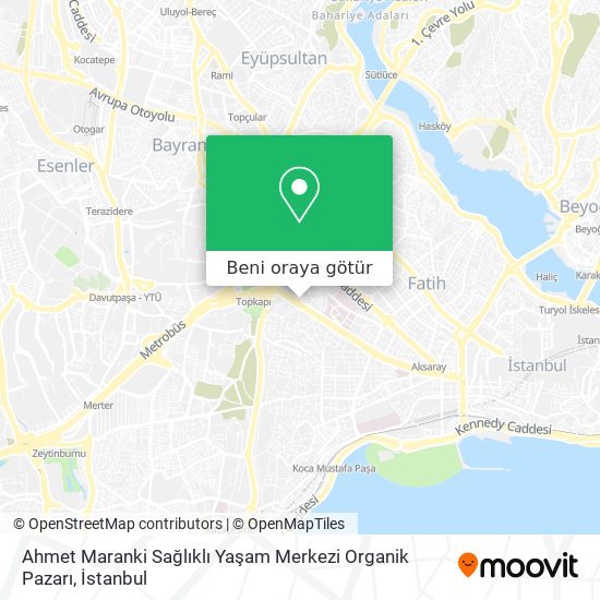 Ahmet Maranki Sağlıklı Yaşam Merkezi Organik Pazarı harita
