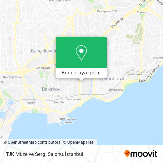TJK Müze ve Sergi Salonu harita