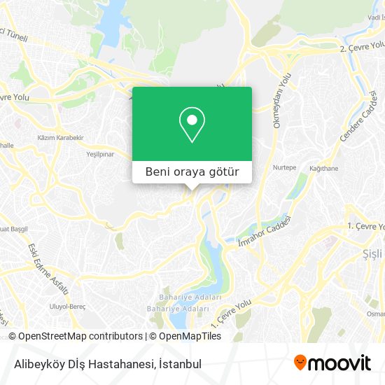 Alibeyköy Dİş Hastahanesi harita
