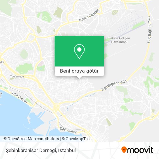Şebinkarahisar Dernegi harita