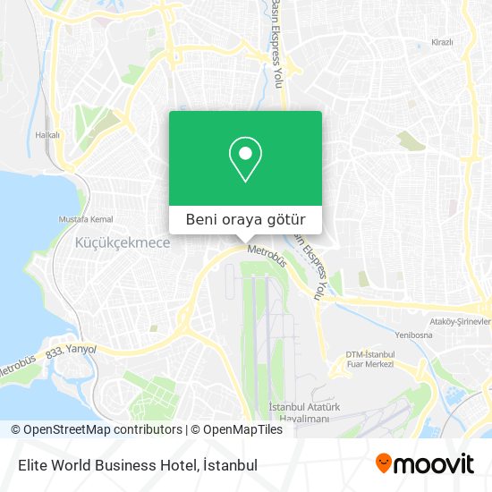 Elite World Business Hotel harita
