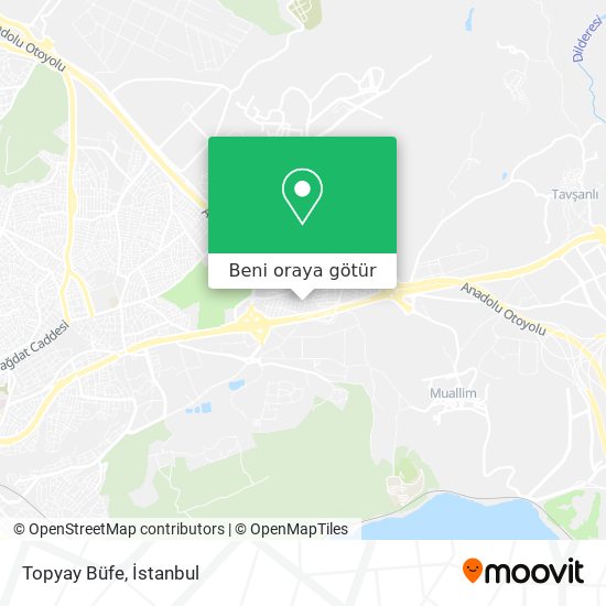 Topyay Büfe harita