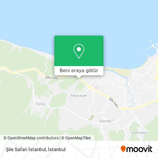 Şile Safari İstanbul harita