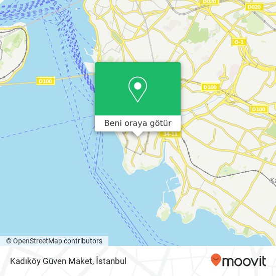 Kadıköy Güven Maket harita