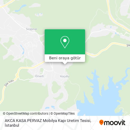 AKCA KASA PERVAZ Mobilya Kapı Uretim Tesisi harita