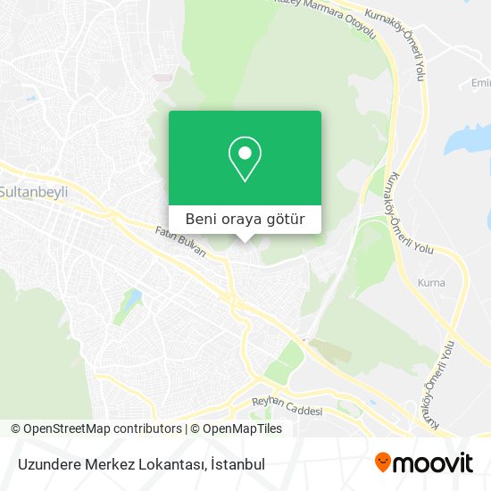 Uzundere Merkez Lokantası harita
