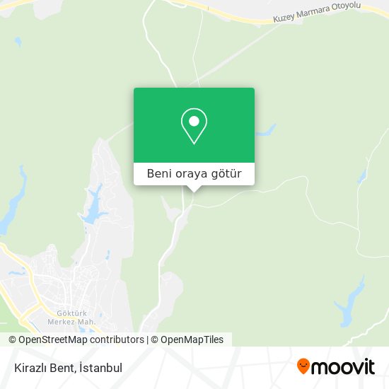 Kirazlı Bent harita