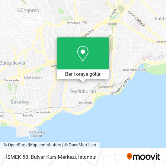 Ismek 58 Bulvar Kurs Merkezi Zeytinburnu Nerede Otobus Minibus Dolmus Metro Veya Tren Ile Nasil Gidilir