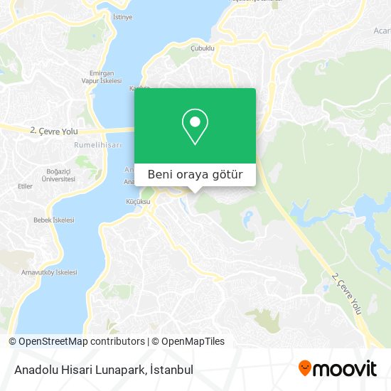 Anadolu Hisari Lunapark harita