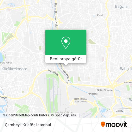 Çambeyli Kuaför harita