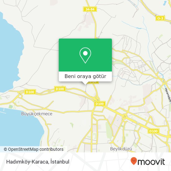 Hadımköy-Karaca harita