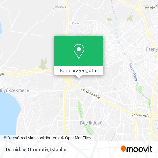 Demirbaş Otomotiv harita
