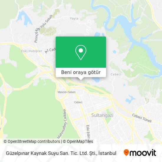 Güzelpınar Kaynak Suyu San. Tic. Ltd. Şti. harita