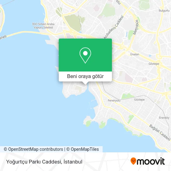 Yoğurtçu Parkı Caddesi harita
