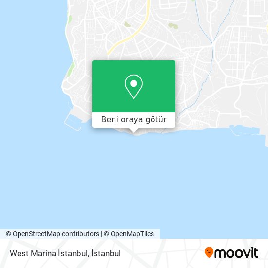 West Marina İstanbul harita