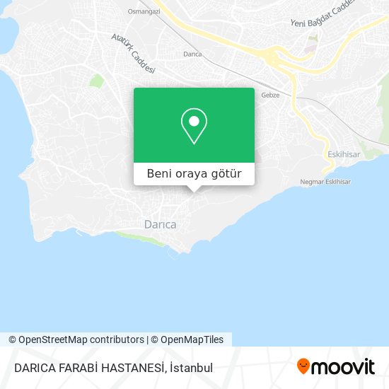 DARICA FARABİ HASTANESİ harita