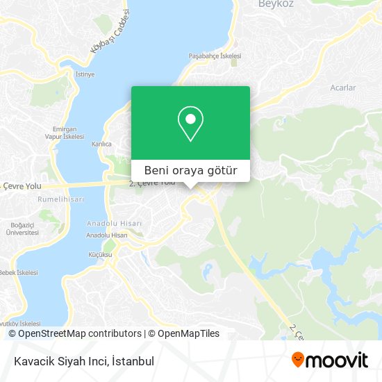 Kavacik Siyah Inci harita