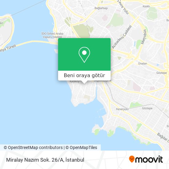 Miralay Nazım Sok. 26/A harita