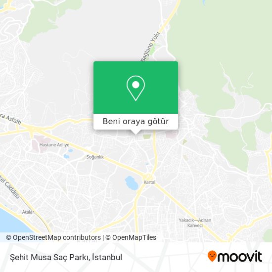 Şehit Musa Saç Parkı harita