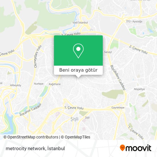 metrocity network harita