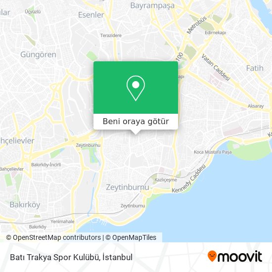 Batı Trakya Spor Kulübü harita