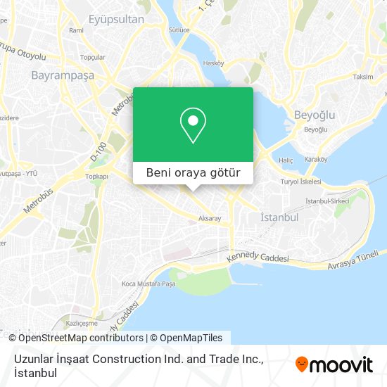 Uzunlar İnşaat Construction Ind. and Trade Inc. harita