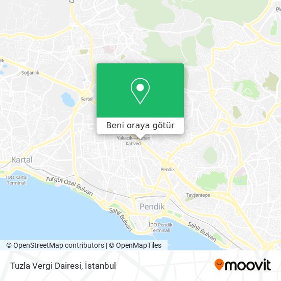 Tuzla Vergi Dairesi harita