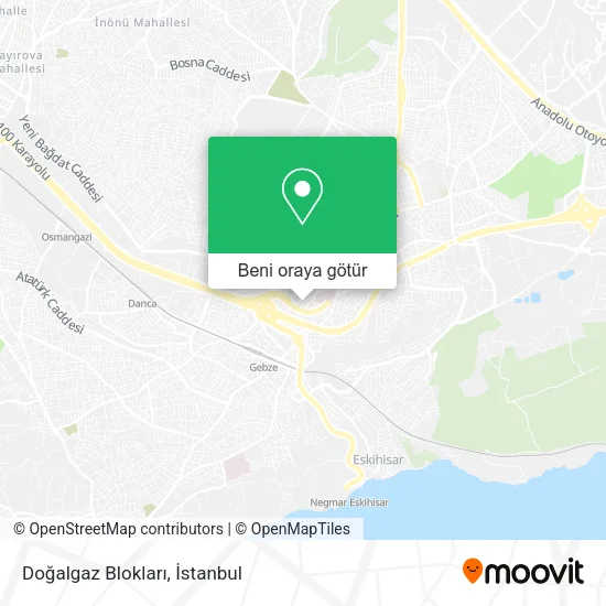 Doğalgaz Blokları harita