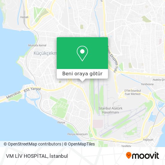 VM LİV HOSPİTAL harita
