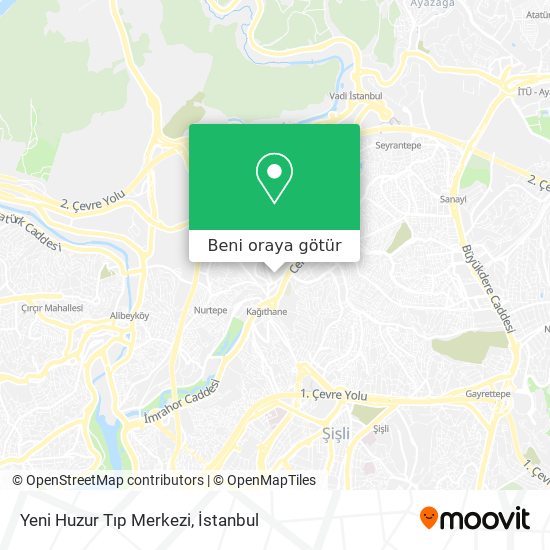 Yeni Huzur Tıp Merkezi harita