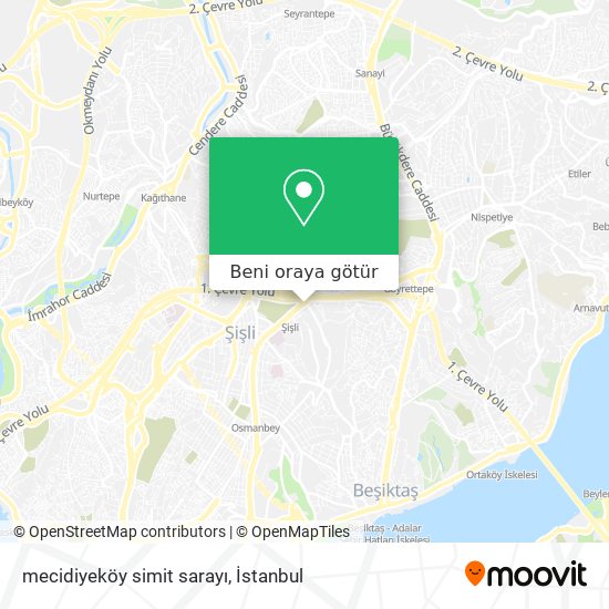 mecidiyeköy simit sarayı harita