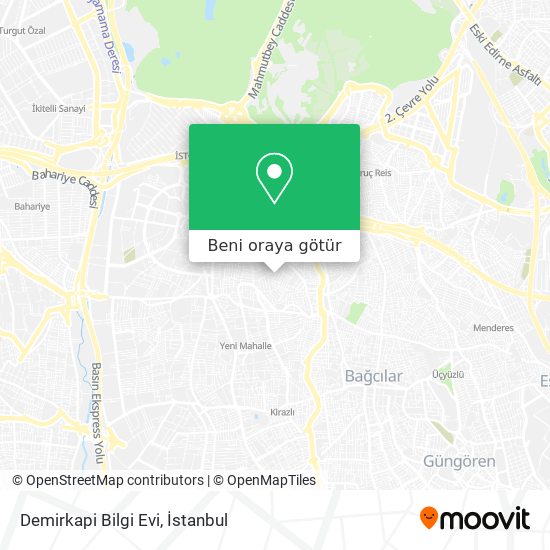 Demirkapi Bilgi Evi harita