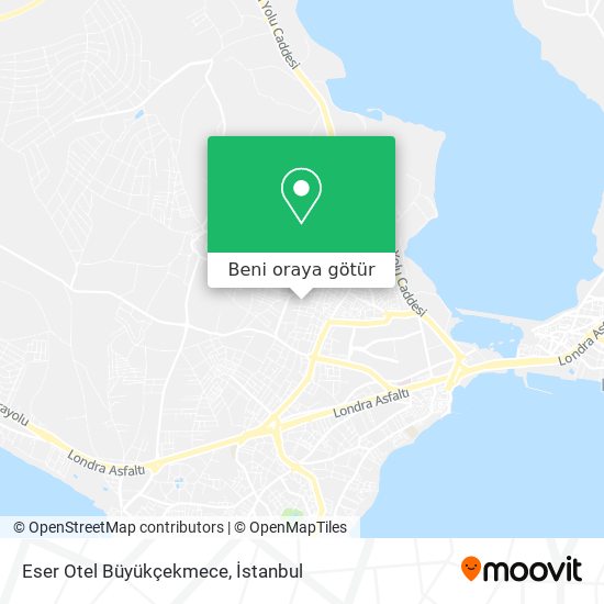 Eser Otel Büyükçekmece harita