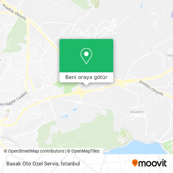 Basak Oto Ozel Servis harita