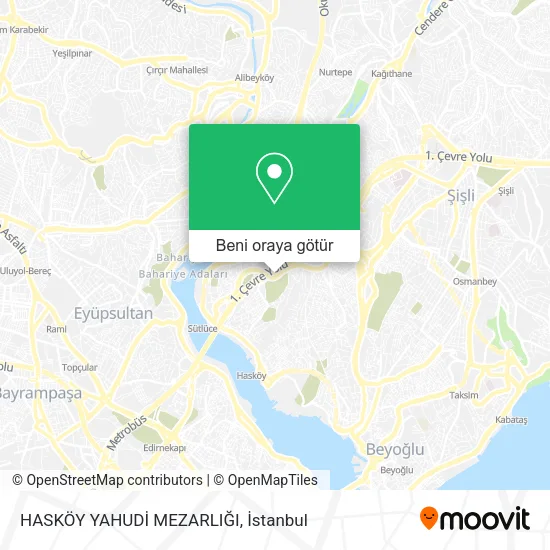HASKÖY YAHUDİ MEZARLIĞI harita