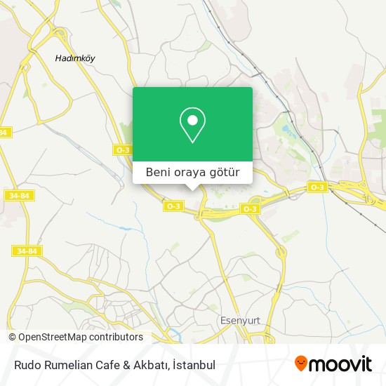 Rudo Rumelian Cafe & Akbatı harita