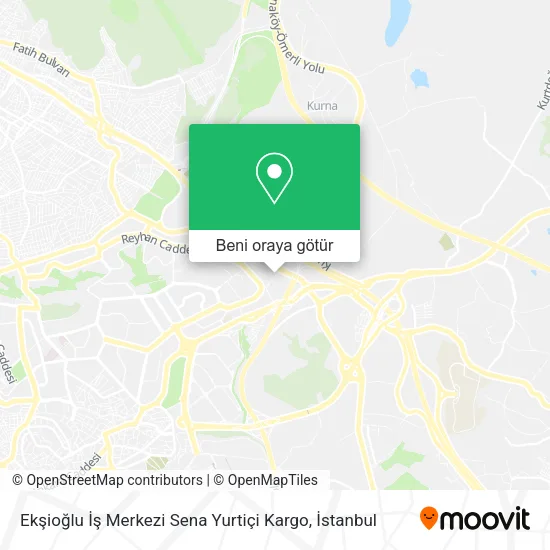 Ekşioğlu İş Merkezi Sena Yurtiçi Kargo harita