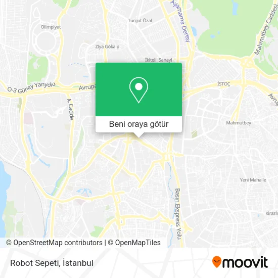 Robot Sepeti harita