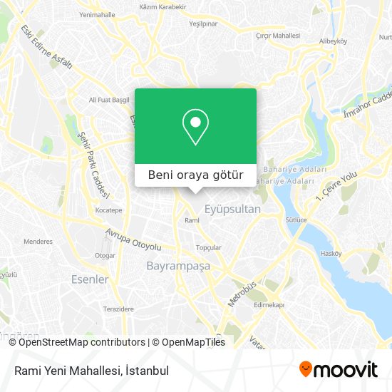 Rami Yeni Mahallesi harita