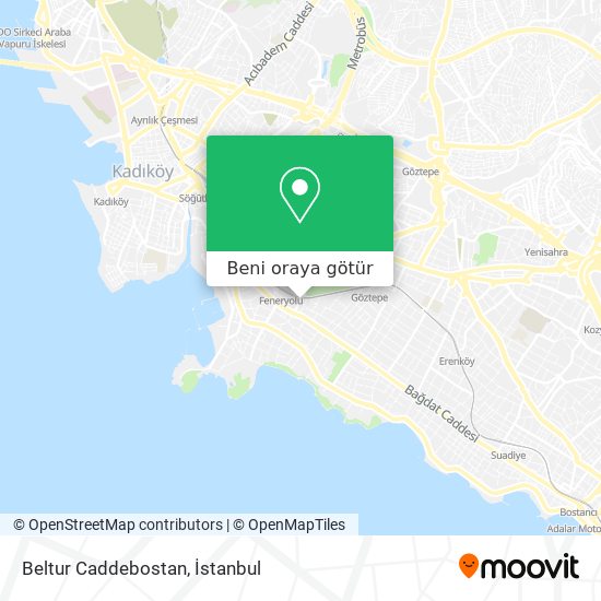 Beltur Caddebostan harita