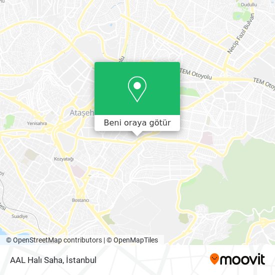 AAL Halı Saha harita
