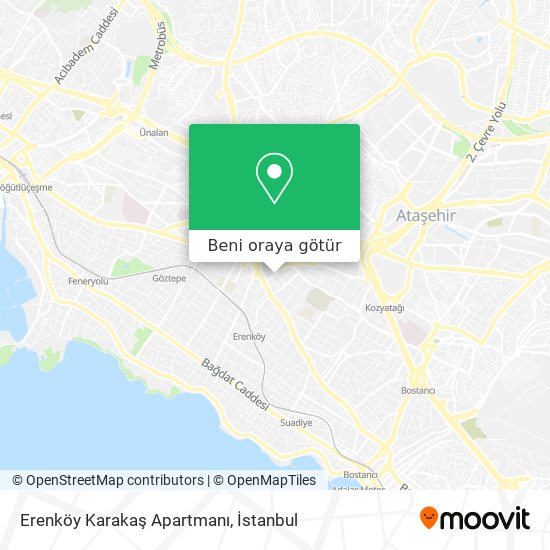 Erenköy Karakaş Apartmanı harita