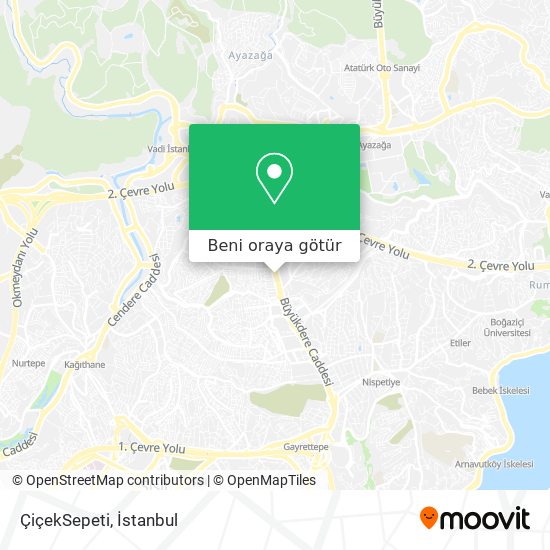ÇiçekSepeti harita