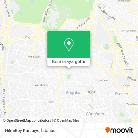 HilmiBey Kurabiye harita