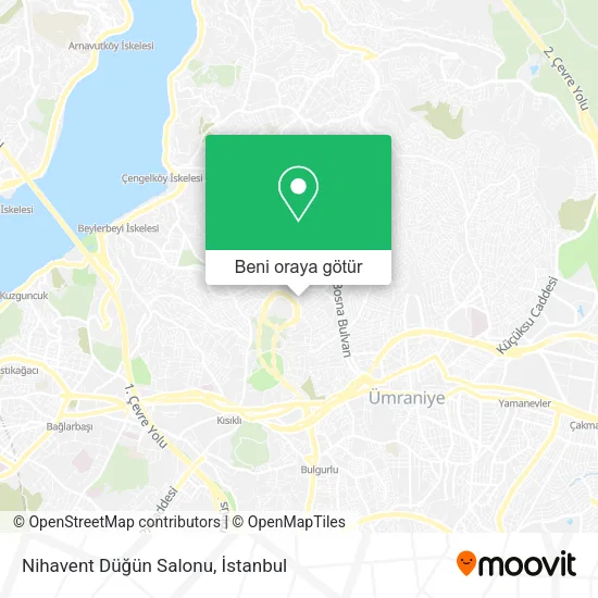 Nihavent Düğün Salonu harita