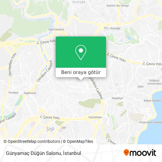 Günyamaç Düğün Salonu harita