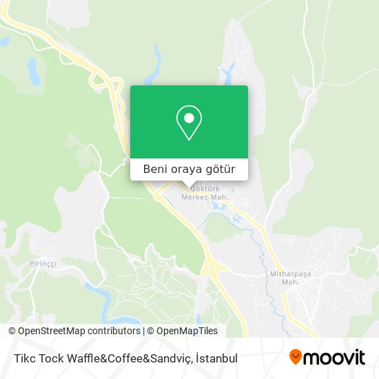 Tikc Tock Waffle&Coffee&Sandviç harita