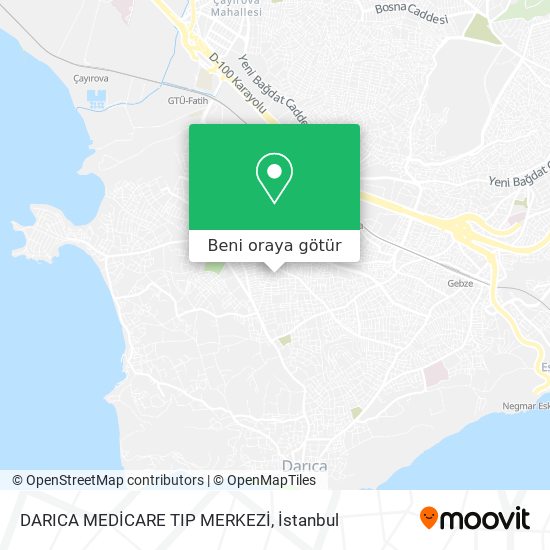 DARICA MEDİCARE TIP MERKEZİ harita